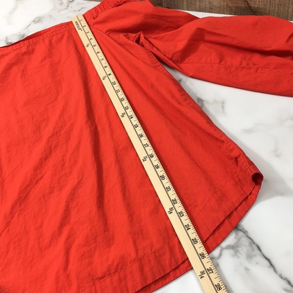 Free People Red Off The Shoulder Sleeve Blouse - Picture 7 of 12